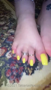 TATIANA - Foot Goddess [ tatianasnaughtytoes ] Onlyfans leaked video 9902417 on Hotleaks.tv
