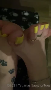 TATIANA - Foot Goddess [ tatianasnaughtytoes ] Onlyfans leaked video 9902555 on Hotleaks.tv