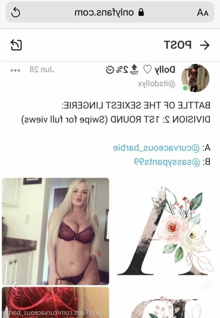 𝐆𝐨𝐝𝐝𝐞𝐬𝐬 𝐁𝐫𝐢𝐚𝐧𝐧𝐚 🇨🇦🌹Rose Promotions© [ curvaceous_barbie ] Onlyfans leaked photo 12974956 on Hotleaks.tv