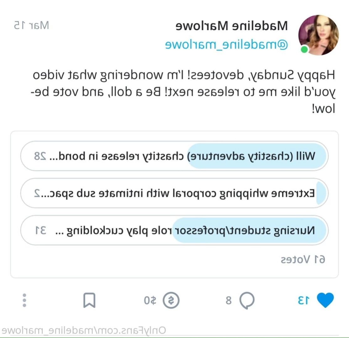 Maîtresse Madeline Marlowe [ madeline_marlowe ] Onlyfans leaked photo 13298429 on Hotleaks.tv