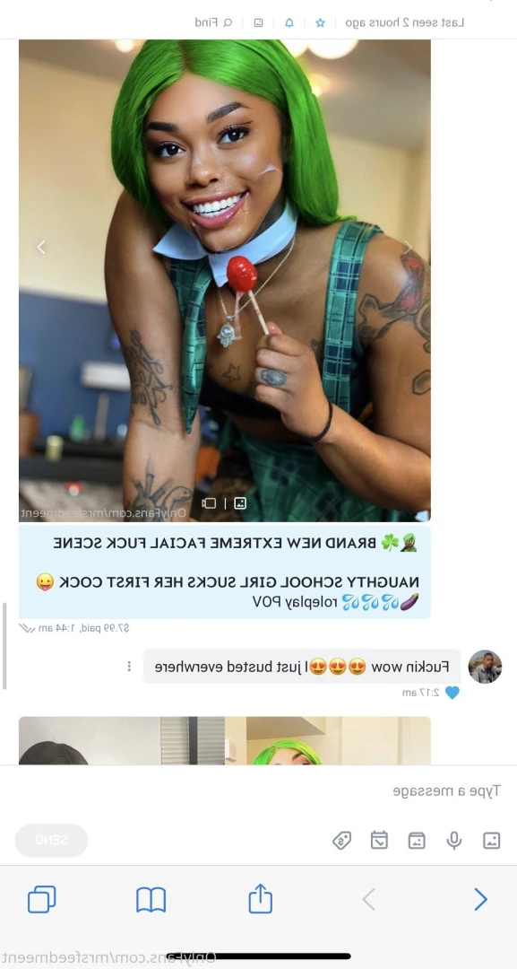 FREAKIEST EBONY CYBER GIRL ONLINE 🍆😝 [ mrsfeedmeent ] Onlyfans leaked photo 6190365 on Hotleaks.tv