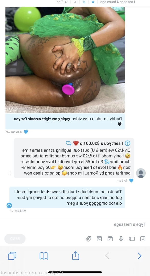FREAKIEST EBONY CYBER GIRL ONLINE 🍆😝 [ mrsfeedmeent ] Onlyfans leaked photo 6191654 on Hotleaks.tv