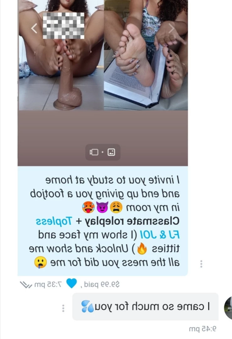 𝑮𝒊𝒂 𝑺𝒂𝒖𝒗𝒂𝒈𝒆 FETISH QUEEN⛓🦶🏼🍒 [ gia_sauvage ] Onlyfans leaked photo 11618513 on Hotleaks.tv