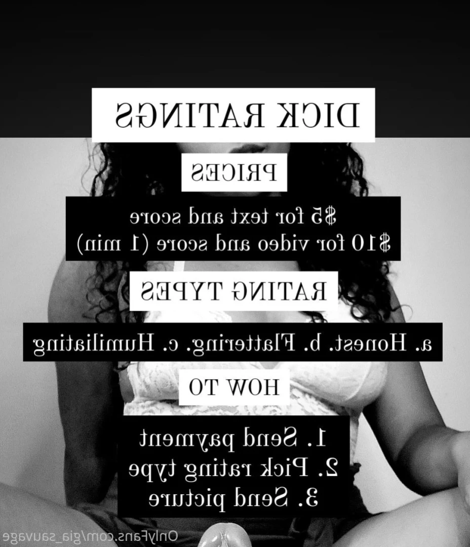 𝑮𝒊𝒂 𝑺𝒂𝒖𝒗𝒂𝒈𝒆 FETISH QUEEN⛓🦶🏼🍒 [ gia_sauvage ] Onlyfans leaked photo 13628081 on Hotleaks.tv