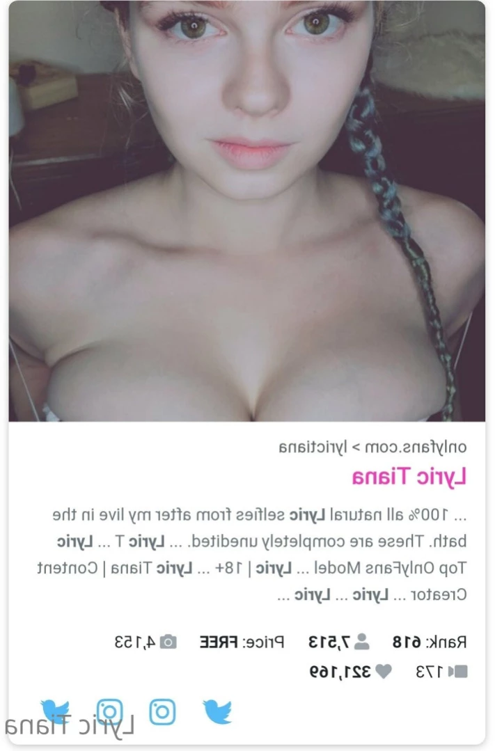 🌸Lyric Tiana🌸Top Creator🌸 [ lyrictiana ] Onlyfans leaked photo 15639968 on Hotleaks.tv