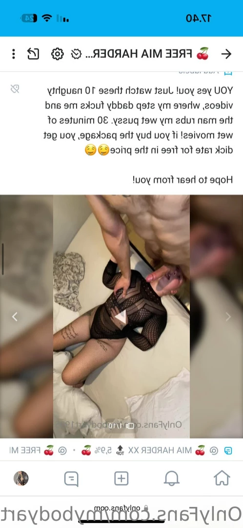 🍒 FREE MIA HARDER XX 🔝6% 🍒 [ mybodyart1995 ] Onlyfans leaked photo 16317816 on Hotleaks.tv