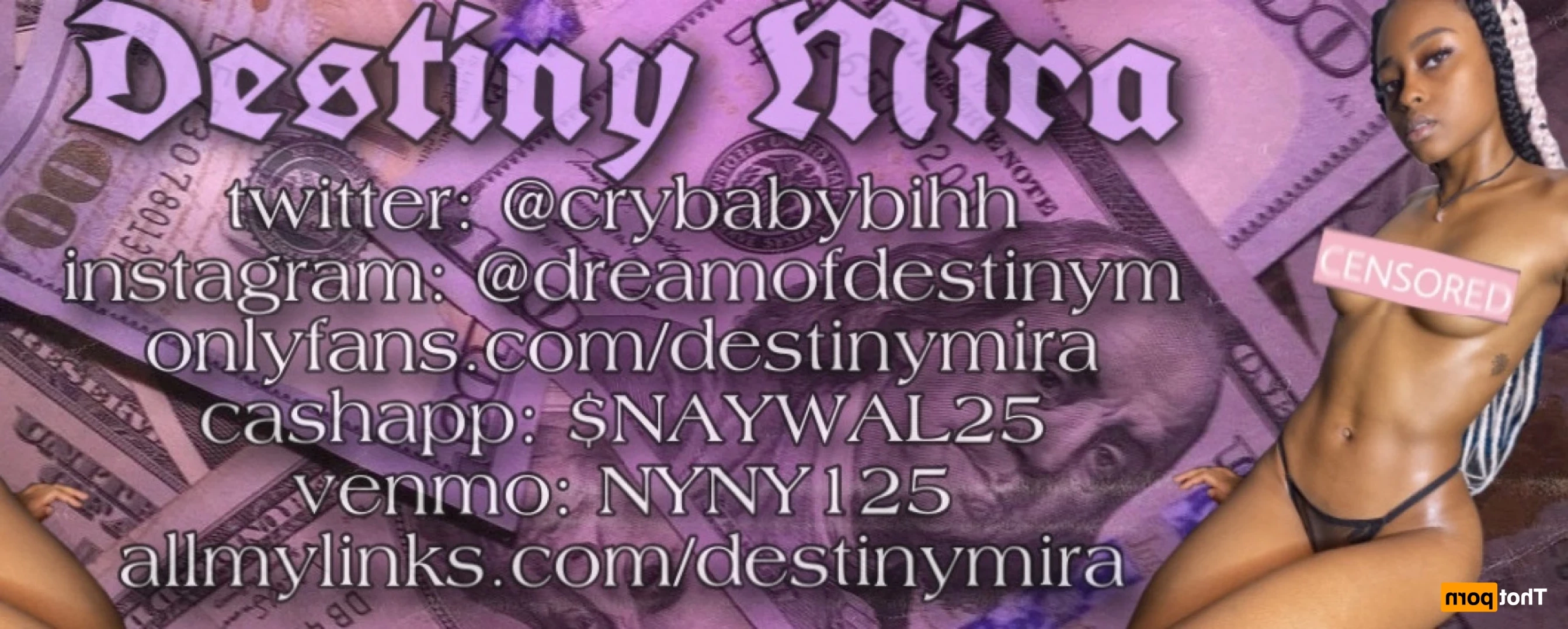 Destiny da Brat🧚🏾‍♀️ VIP [ destinymira ] Onlyfans leaked photo 14034763 on Hotleaks.tv