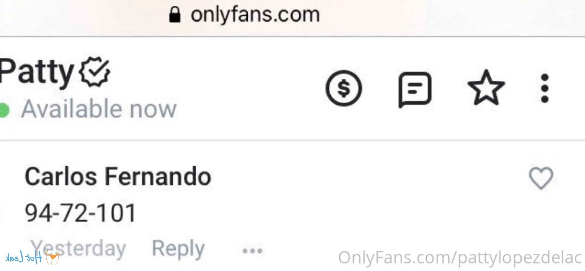 Patty [ pattylopezdelac ] Onlyfans leaked photo 11987162 on Hotleaks.tv