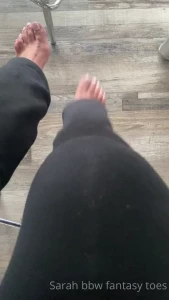 Sarah BBW Fantasy Toes [ comefollowsarah ] Onlyfans leaked video 15720150 on Hotleaks.tv
