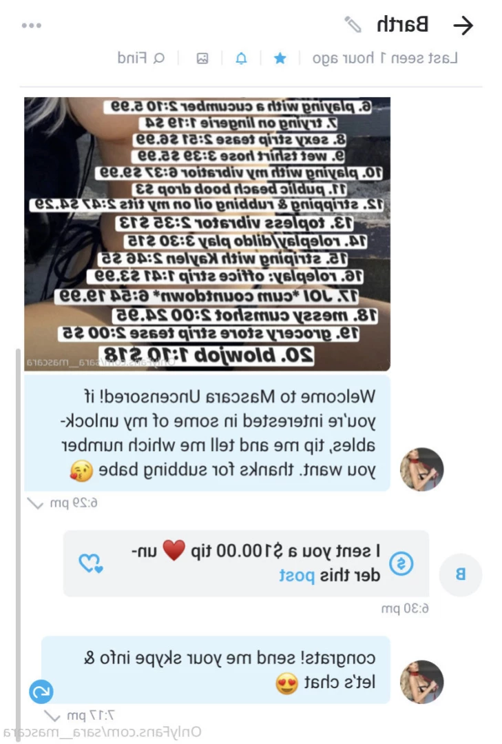 Sara Mascara [ sara__mascara ] Onlyfans leaked photo 13991976 on Hotleaks.tv
